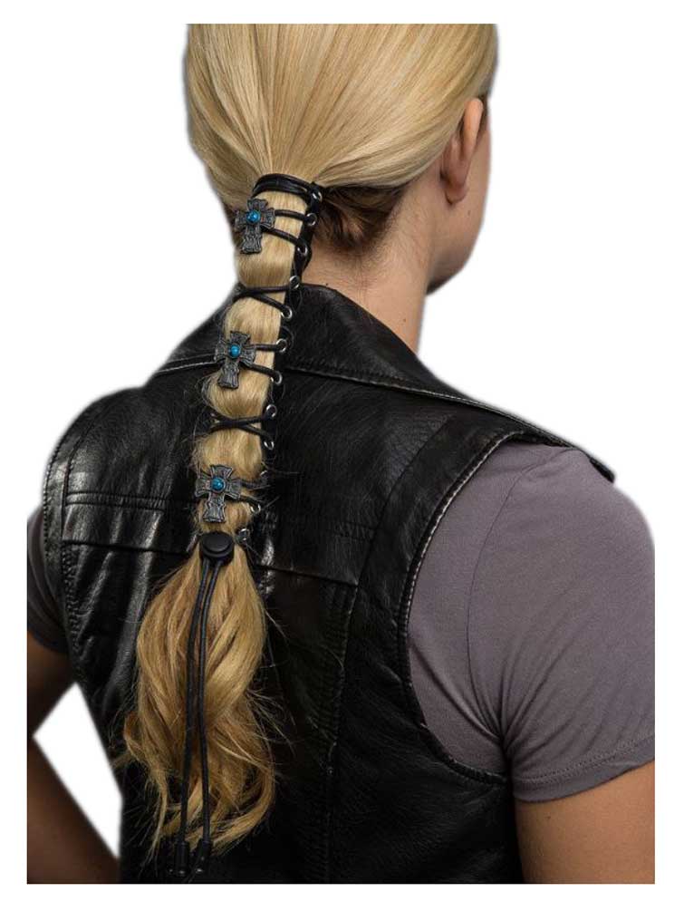 harley davidson ponytail wraps