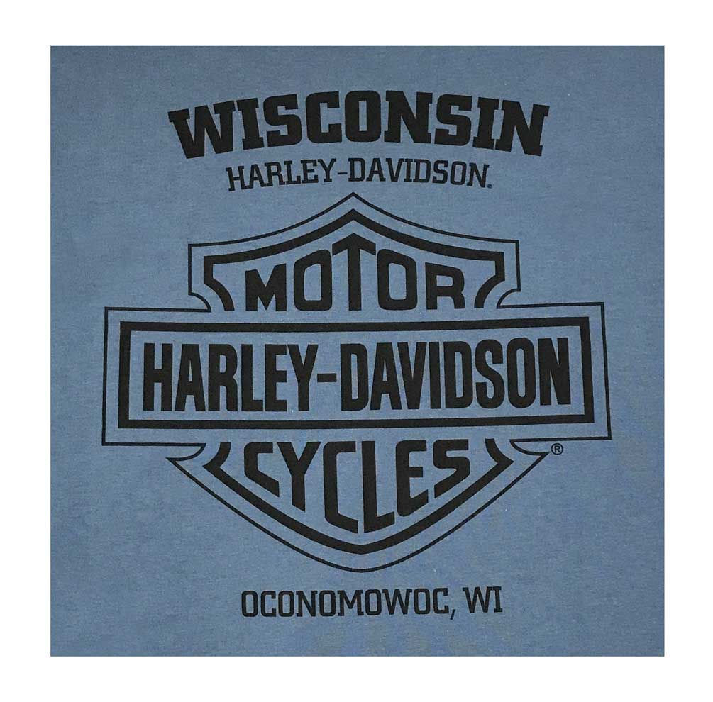 Harley-Davidson Free Shipping - Harley-Davidson Men's Brute Force Crew Neck Long Sleeve Shirt - Indigo Blue - Free Shipping on many products plus Orders Over $99