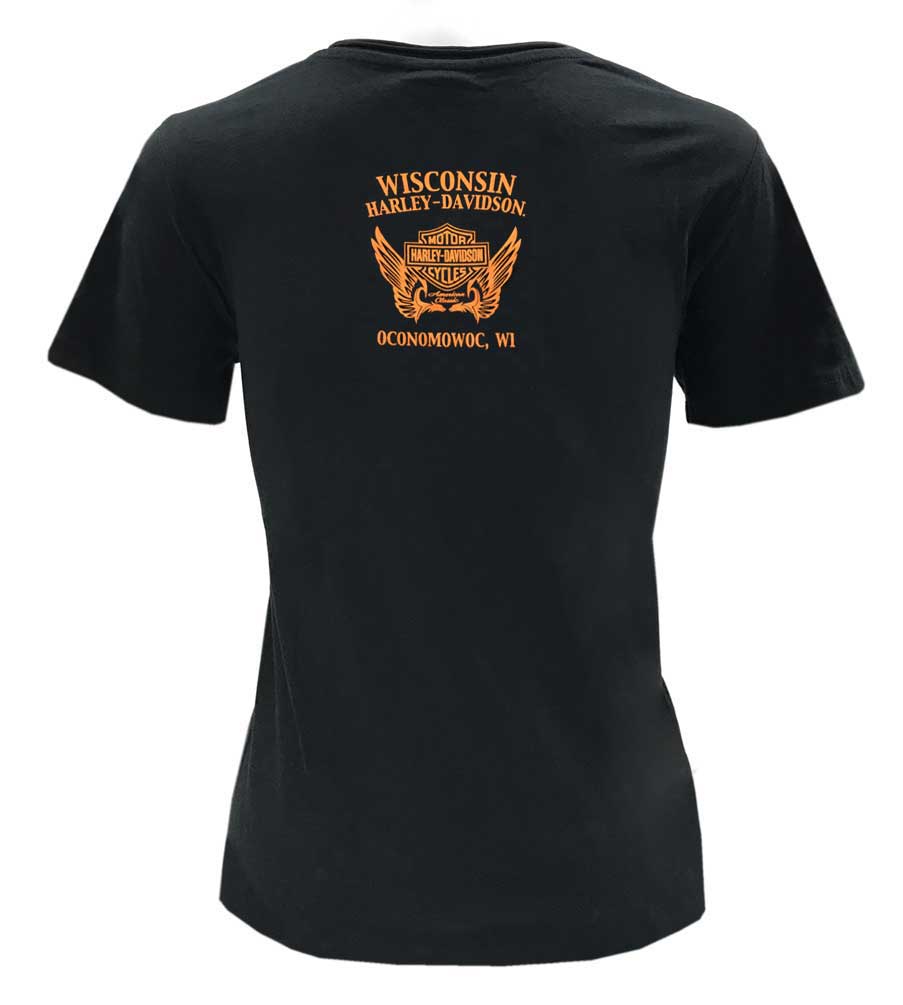 Harley-Davidson Free Shipping - Harley-Davidson Women's Ready Or Not Foiled Short Sleeve Cotton Tee - Black - Free Shipping on many products plus Orders Over $99