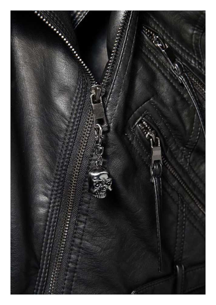 Harley-Davidson Free Shipping - Unisex 3D Chrome Skull Head Lobster Claw Clasp Zipper Pull, Silver Color 61021 - Free Shipping on many products plus Orders Over $99