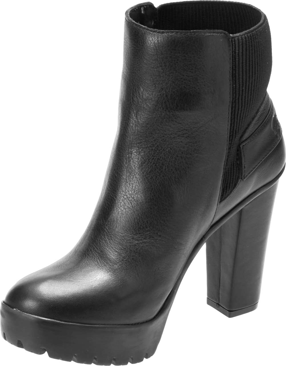 4 inch black booties