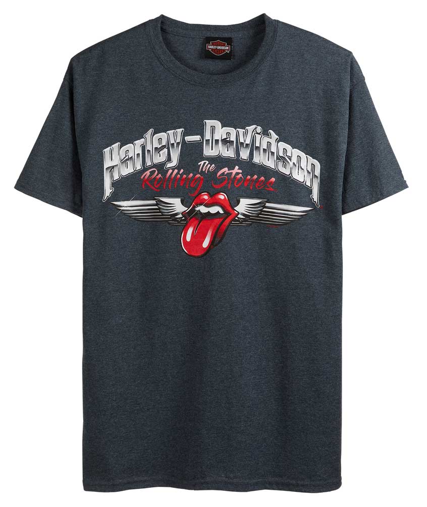 Harley-Davidson® Men's Rolling Stones Chrome Wings Short Sleeve