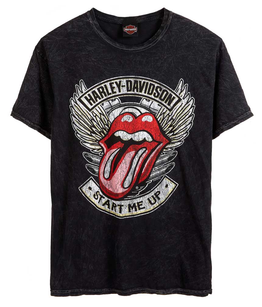Harley-Davidson® Men's Rolling Stones Start Me Up Short Sleeve Tee