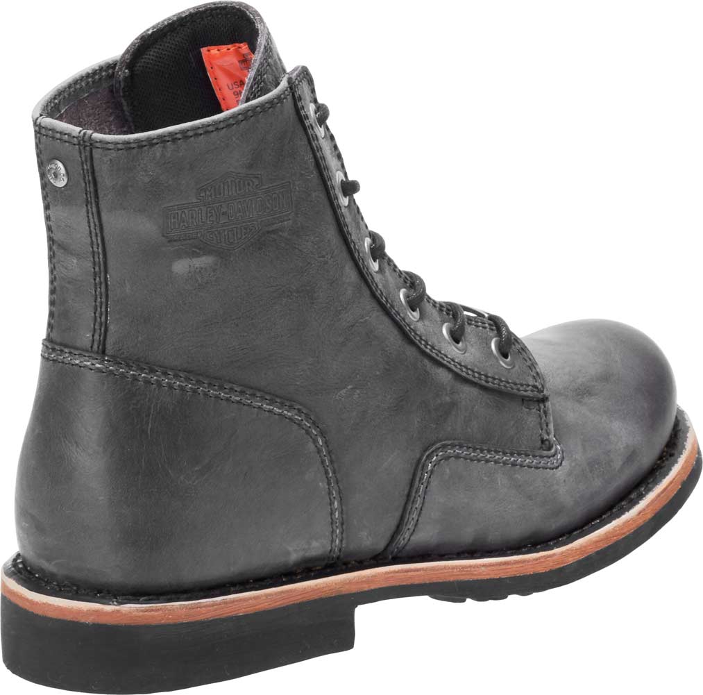 Harley-Davidson Men's Burdon 6-In Grey or Brown Lace-Up Motorcycle Boots D93596 - No Hassle Returns at Wisconsin Harley