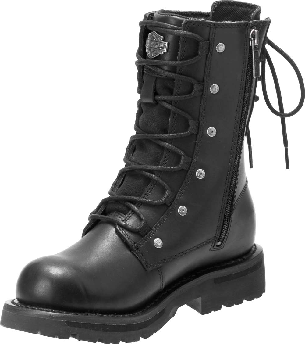 Harley-Davidson Free Shipping - Harley-Davidson Women's Barrister 7.75" Waterproof Black Motorcycle Boots D87183 - Free Shipping on many products plus Orders Over $99