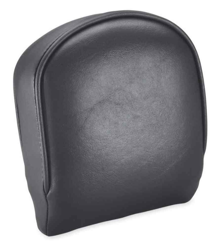 Harley-Davidson Smooth Medium Low Vinyl Backrest Pad - Solid Black 52652-04 - Wisconsin Harley-Davidson