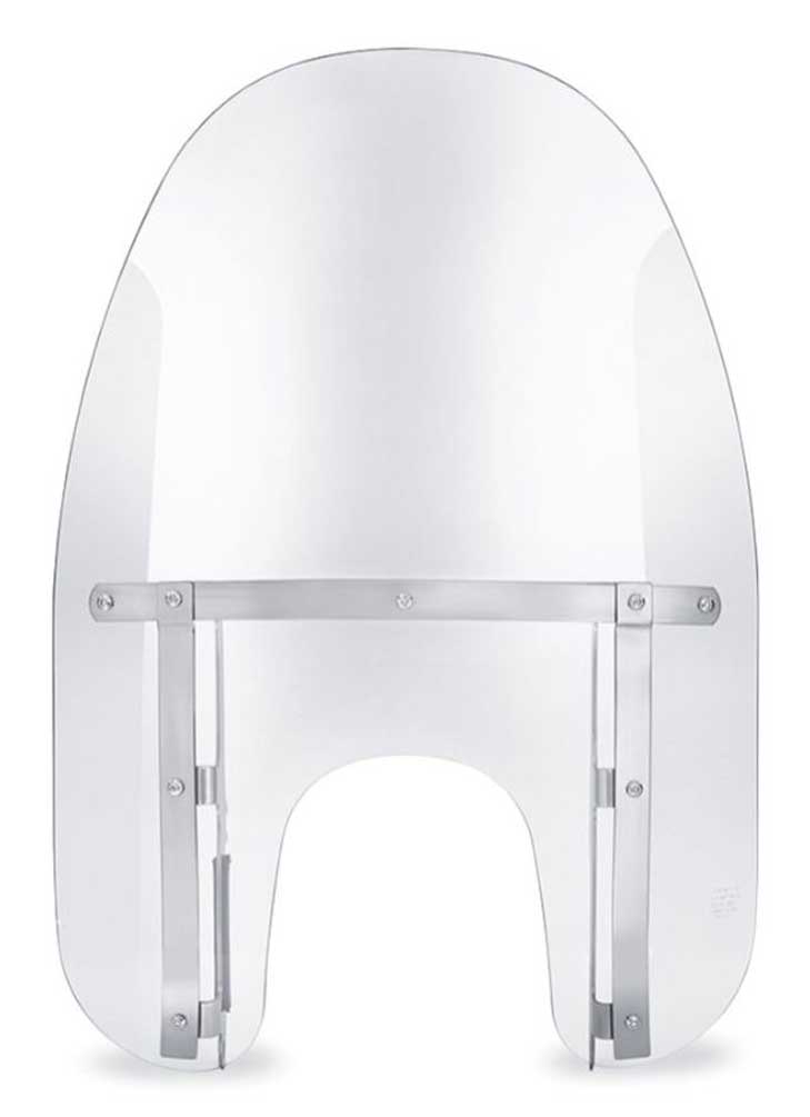 Harley-Davidson Quick-Release Compact Windshield, Fits XL & Dyna Models 58063-04 - Wisconsin Harley-Davidson