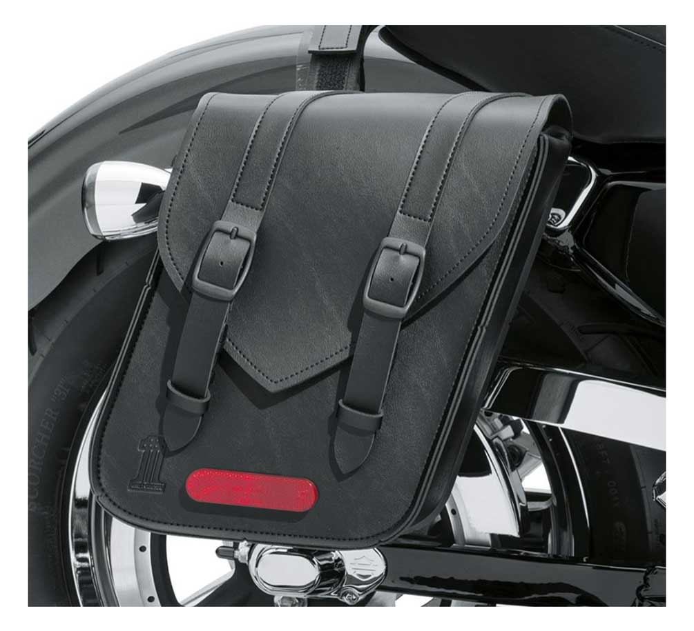 HarleyDavidson® Standard Line Compact ThrowOver Saddlebags Black