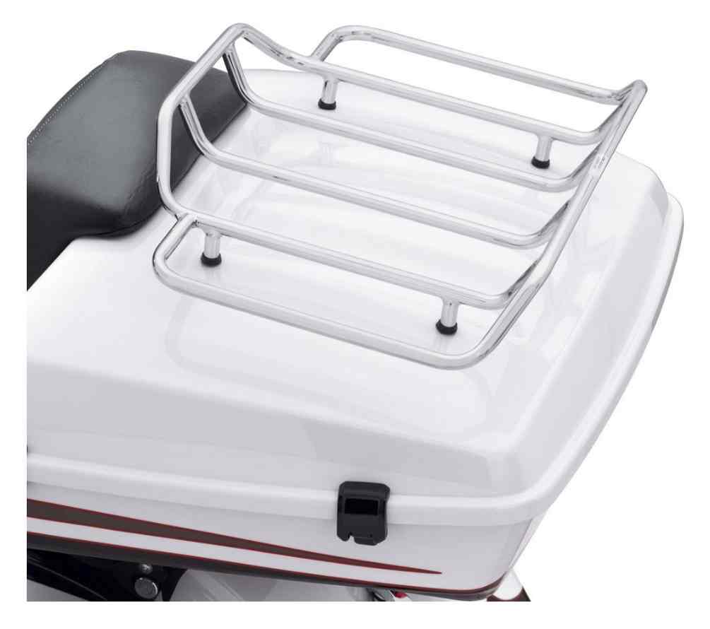 Harley-Davidson Premium Tour-Pak Steel Luggage Rack - Chrome Finish 53665-87 - Wisconsin Harley-Davidson