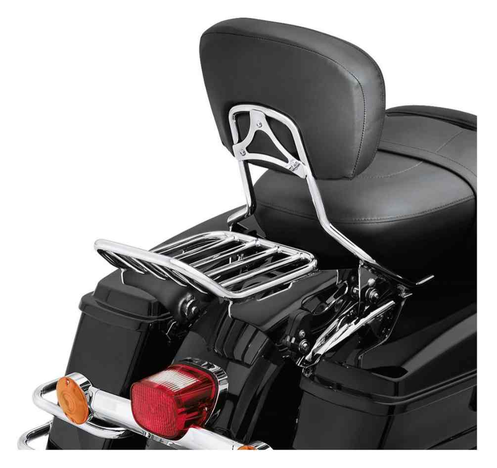 Harley-Davidson® Detachable Two-Up Luggage Rack -Chrome, Touring
