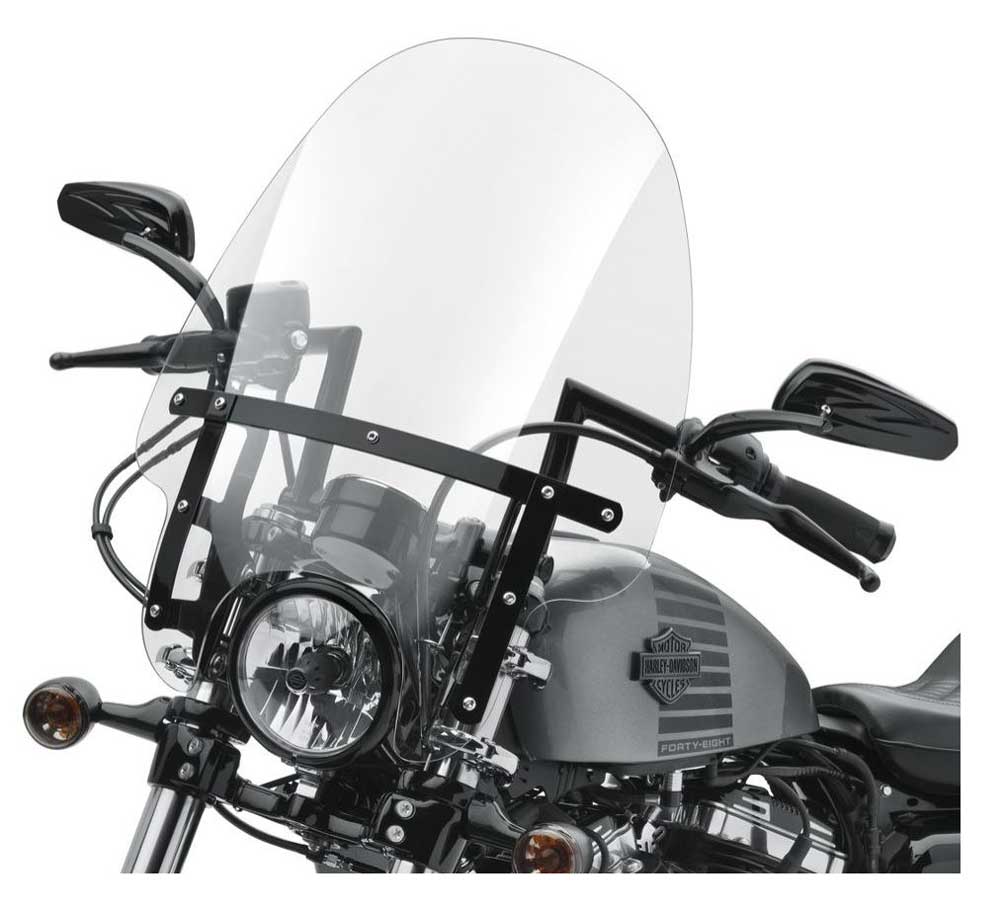Harley-Davidson Free Shipping - Harley-Davidson Quick-Release Compact 19 in. Windshield, XL1200X Models 57400318 - Free Shipping on many products plus Orders Over $99