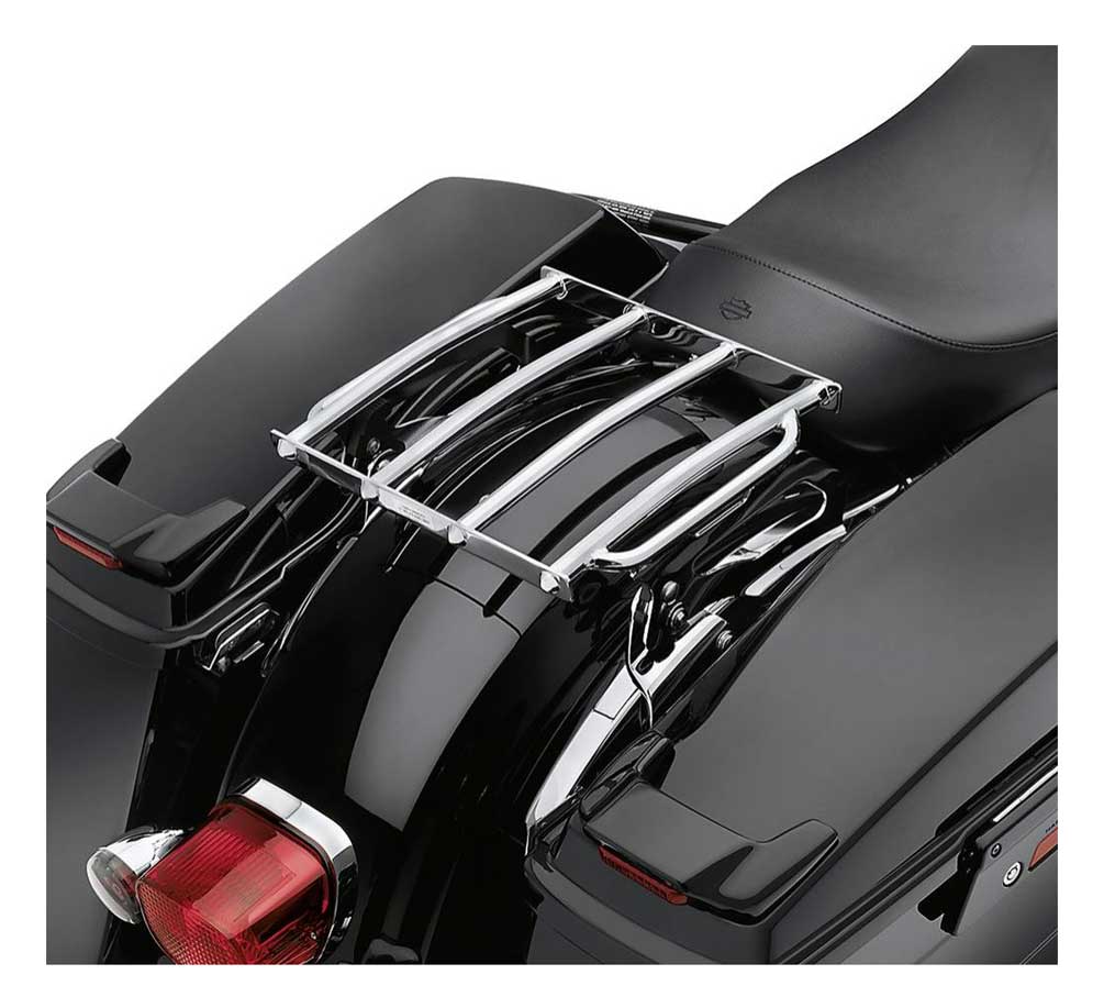 Harley-Davidson Free Shipping - Harley-Davidson Detachables Solo Luggage Rack, Chrome, Fits Road King 54213-09A - Free Shipping on many products plus Orders Over $99