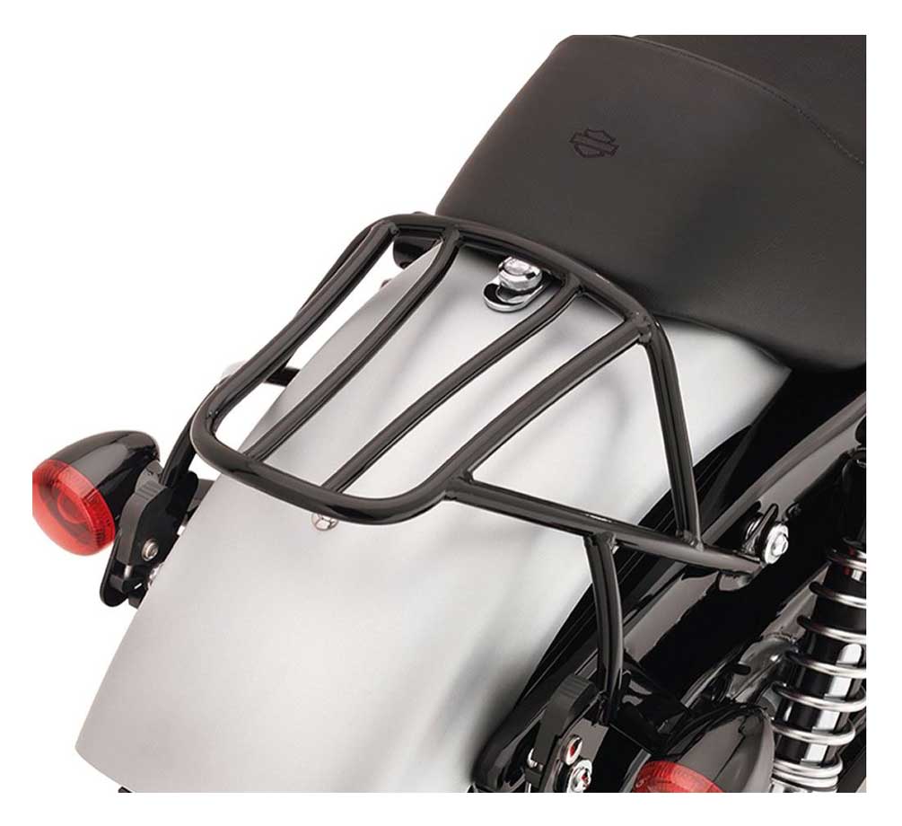 Harley-Davidson Free Shipping - Harley-Davidson Detachables Solo Rack - Gloss Black, Fits XL Models 53512-07A - Free Shipping on many products plus Orders Over $99