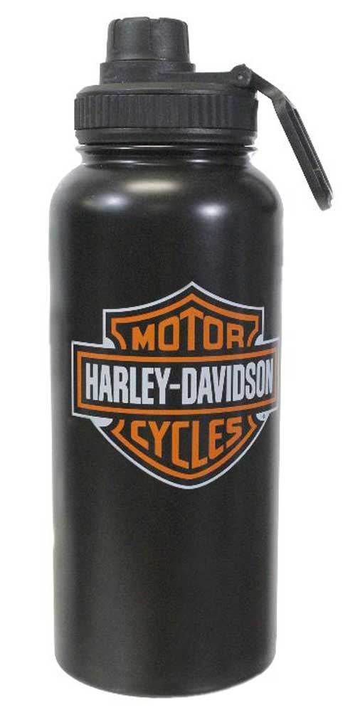 Harley-Davidson Bar & Shield Stainless Steel Thermos Water Bottle HDX-98621 - Wisconsin Harley-Davidson