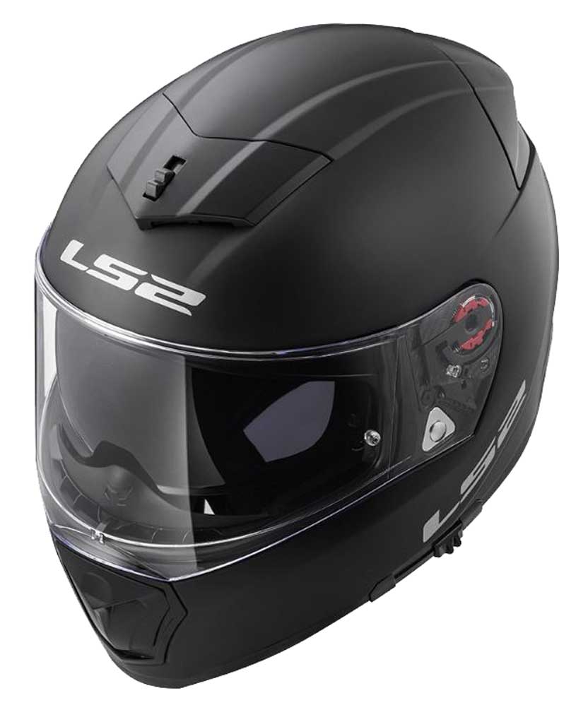 LS2 Helmets Full Face Breaker Motorcycle Helmet - Solid Gloss Black 390-100 - No Hassle Returns at Wisconsin Harley