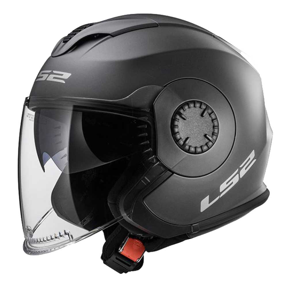 ls2 grey helmet Helmets Full Face Citation II (Gloss Battleship Gray LS2 Helmets Street Fighter Full