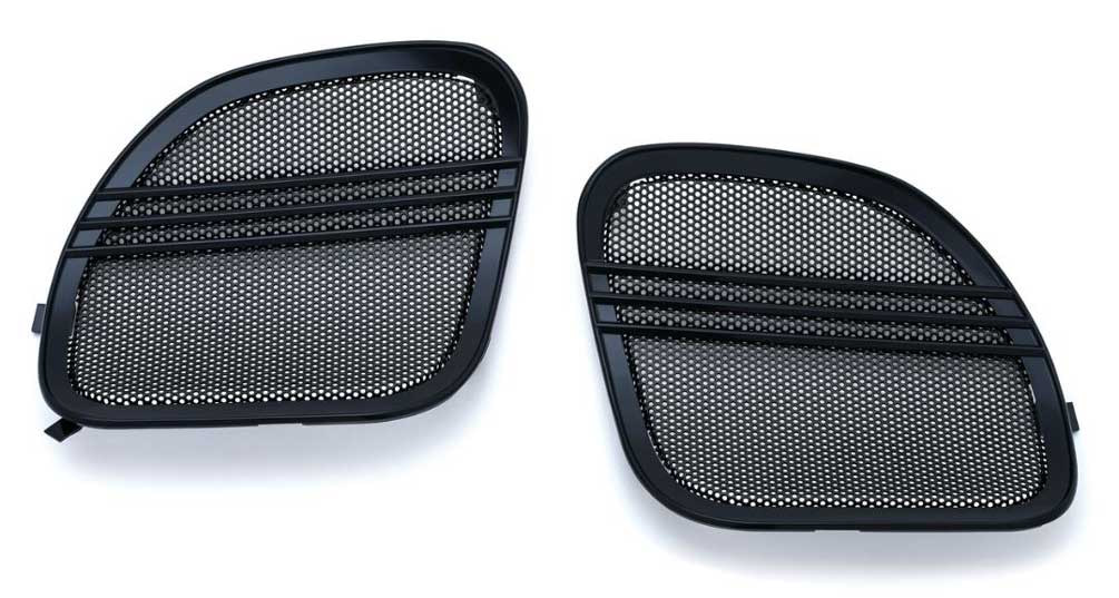 Kuryakyn Motorcycle Tri-Line Speaker Grills, Fit Road Glide Models-Black KU-7379 - Wisconsin Harley-Davidson