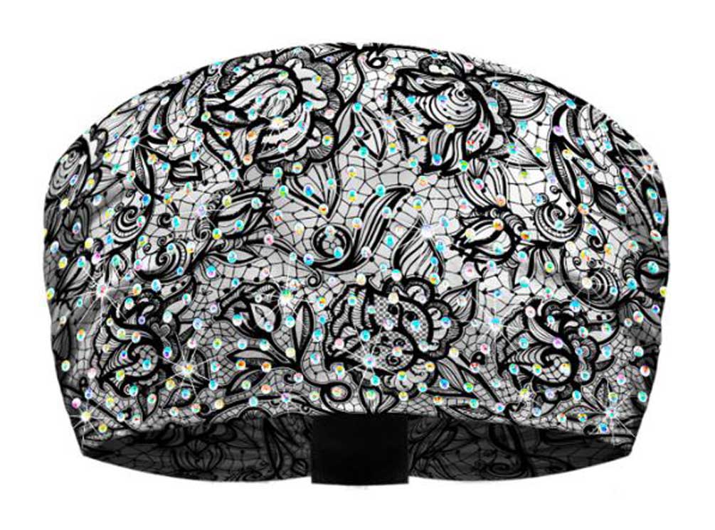 That's A Wrap Women's Bling Rhinestone Lacy Lady Soft Knotty Band KB2212R-WHITE - Wisconsin Harley-Davidson