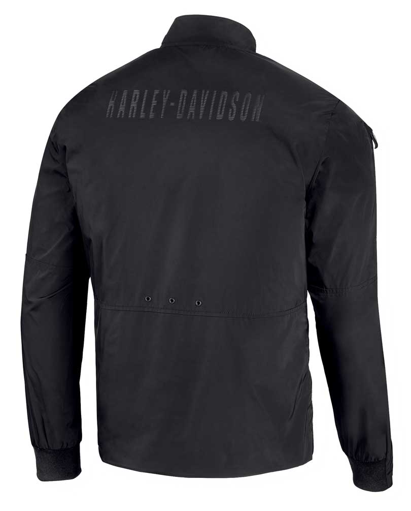 Harley-Davidson Free Shipping - Harley-Davidson Men's Woven B&S Slim Fit Casual Jacket - Black 98400-20VM - Free Shipping on many products plus Orders Over $99