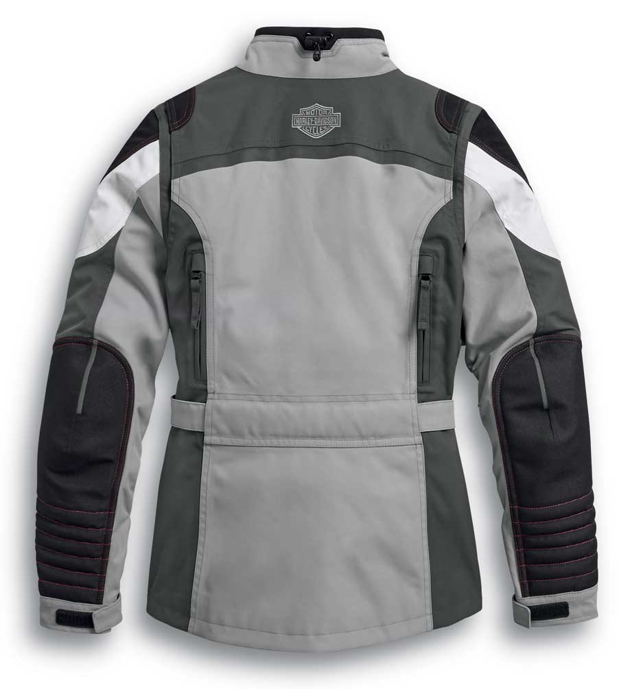 Harley-Davidson® Women's Vanocker Waterproof Riding Jacket - Gray