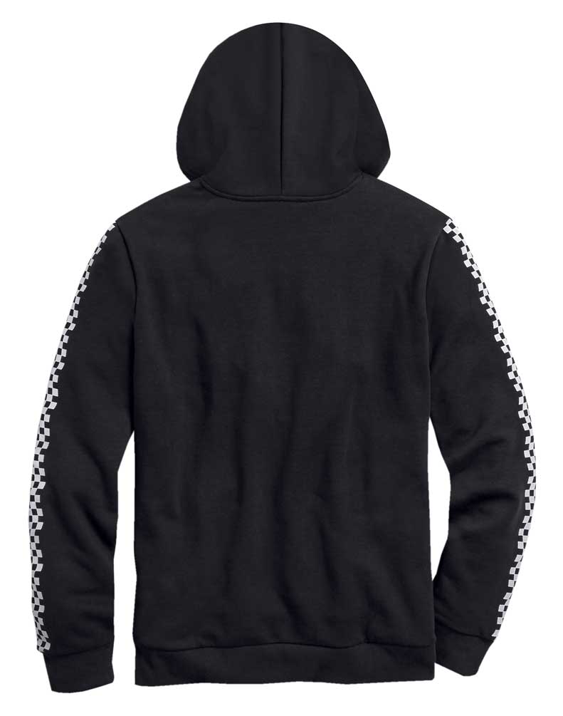 Harley-Davidson Free Shipping - Harley-Davidson Men's Checkered Pullover Slim Fit Hoodie - Black 99031-20VM - Free Shipping on many products plus Orders Over $99