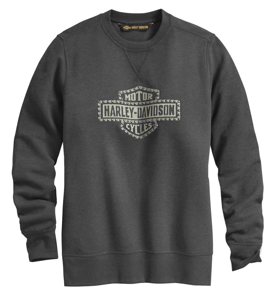 Harley-Davidson® Women's Studded Logo Pullover Sweatshirt