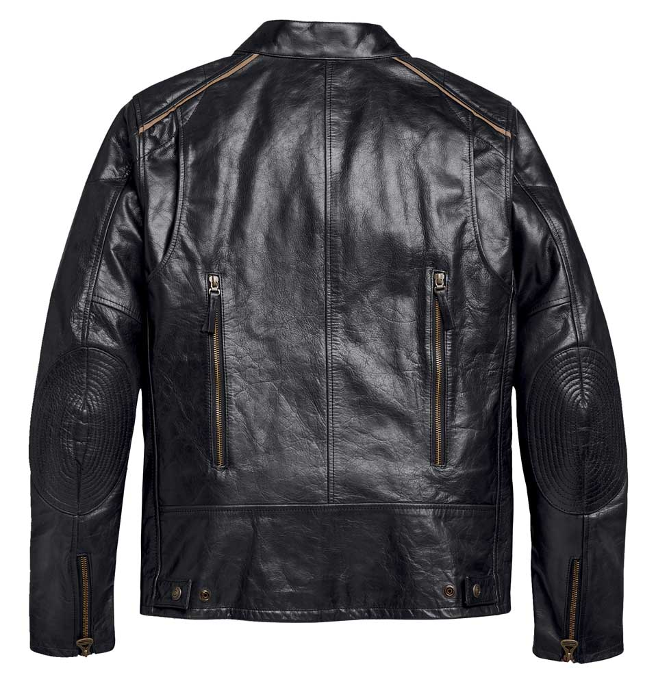 Harley-Davidson Free Shipping - Harley-Davidson Men's Arterial Slim Fit Leather Jacket - Black 98001-20VM - Free Shipping on many products plus Orders Over $99
