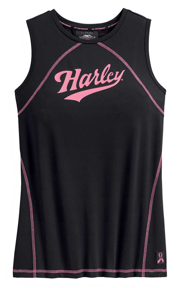 Harley-Davidson Women's Pink Label Performance Sleeveless Tank Top 99055-20VW - Wisconsin Harley-Davidson