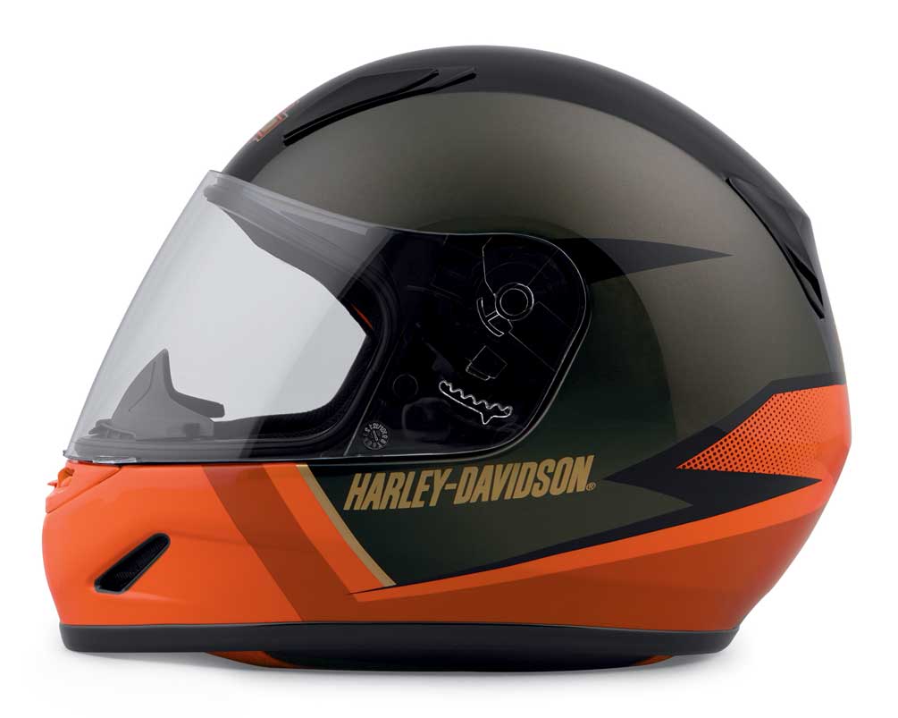 Harley-Davidson Men's Killian Youth H30 Full-Face Kids Helmet, Orange 98116-20VX - No Hassle Returns at Wisconsin Harley