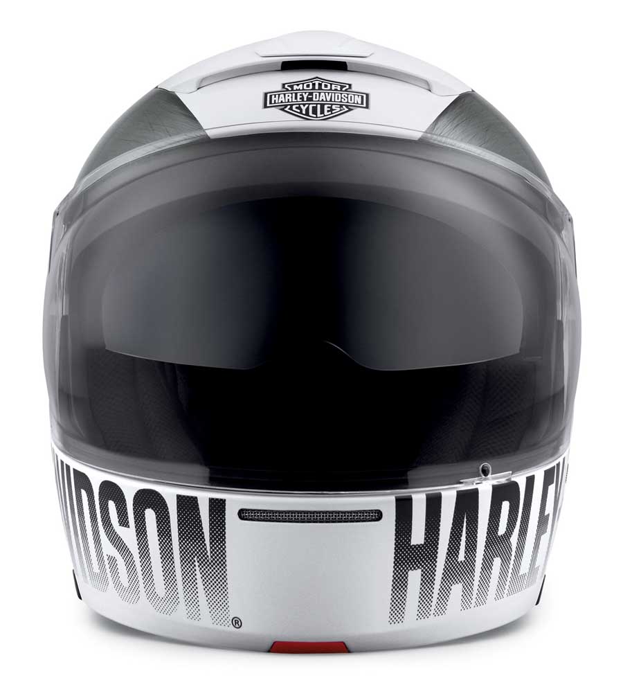 Harley-Davidson® Men's Vanocker J08 Modular Helmet, Gloss Silver