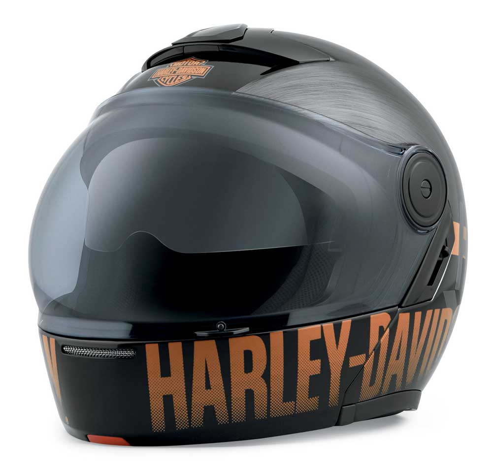 Harley-Davidson® Men's Vanocker J08 Modular Helmet, Gloss Black