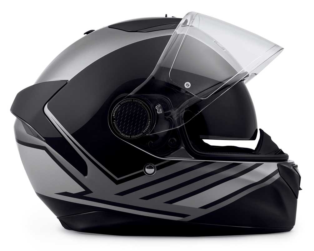 Harley-Davidson Men's Vanocker S08 Full-Face Helmet, Gloss Black 98102-20VX - Largest Selection of Harley-Davidson Products