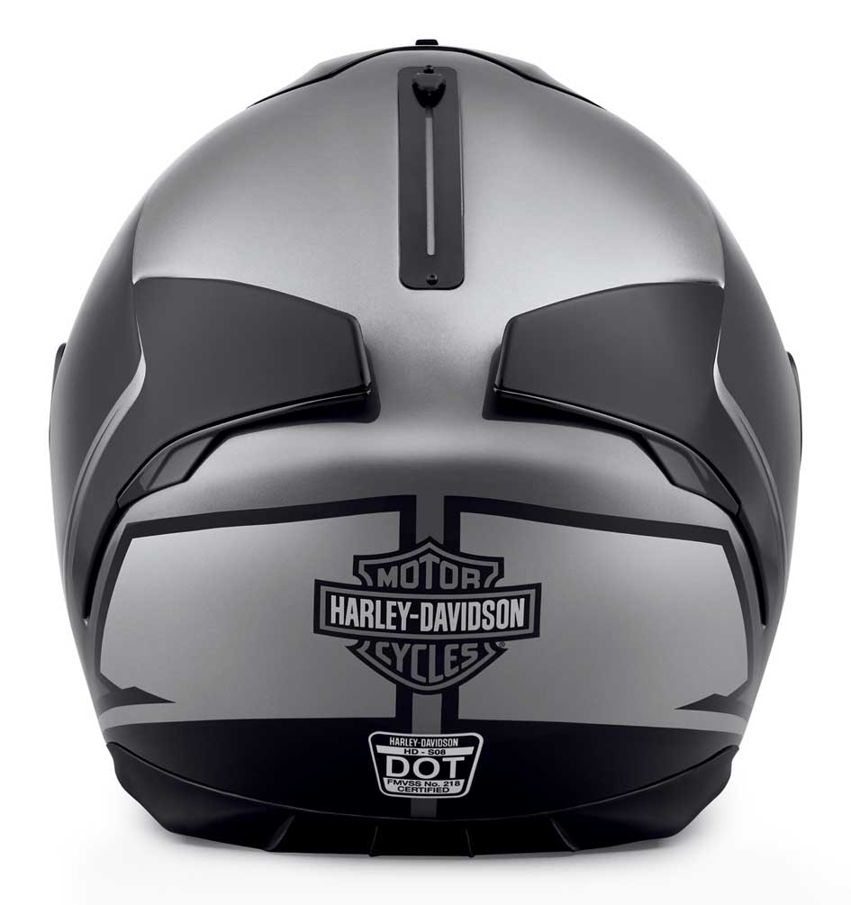 Harley-Davidson Men's Vanocker S08 Full-Face Helmet, Gloss Black 98102-20VX - No Hassle Returns at Wisconsin Harley