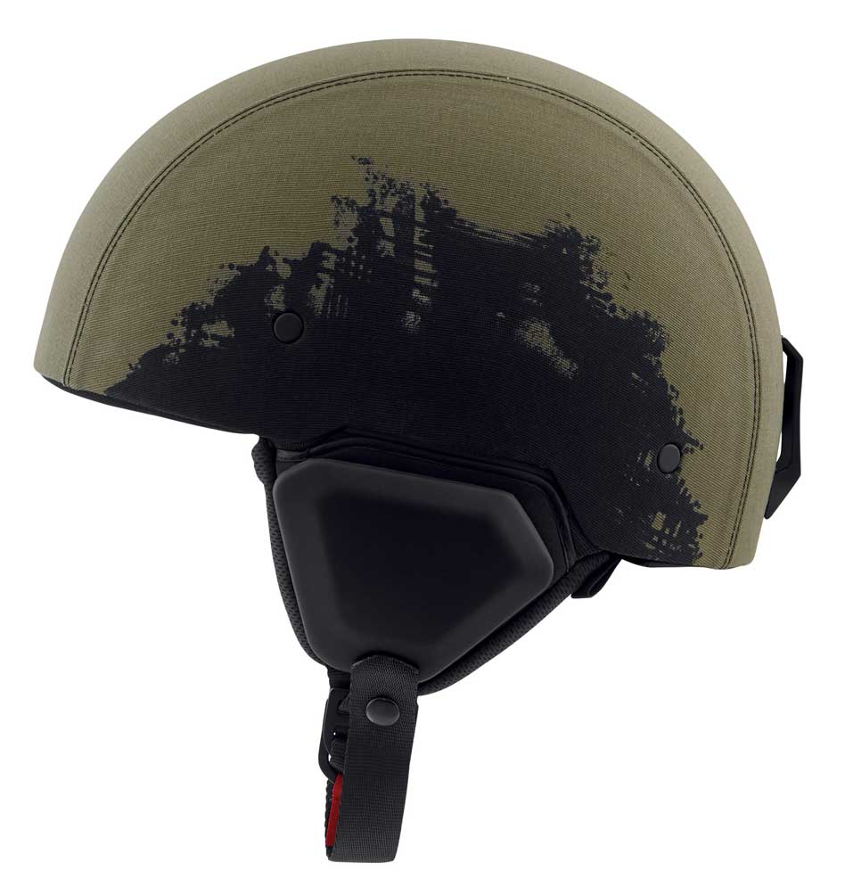 Harley-Davidson Men's Arterial Canvas B12 Half Helmet, Military Green 98110-20VX - Largest Selection of Harley-Davidson Products