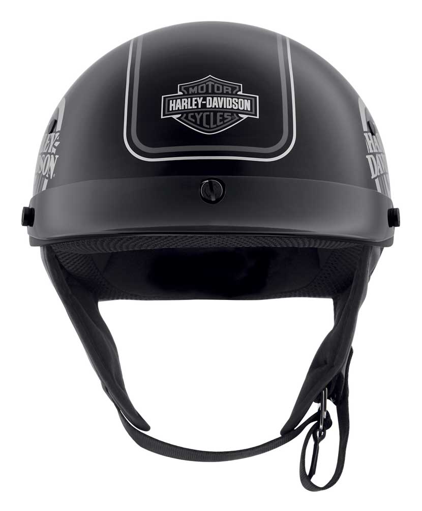 Harley-Davidsonヘルメット！ Harley-Davidson® Men's Ultra M04 Wicking Half Helmet, Black