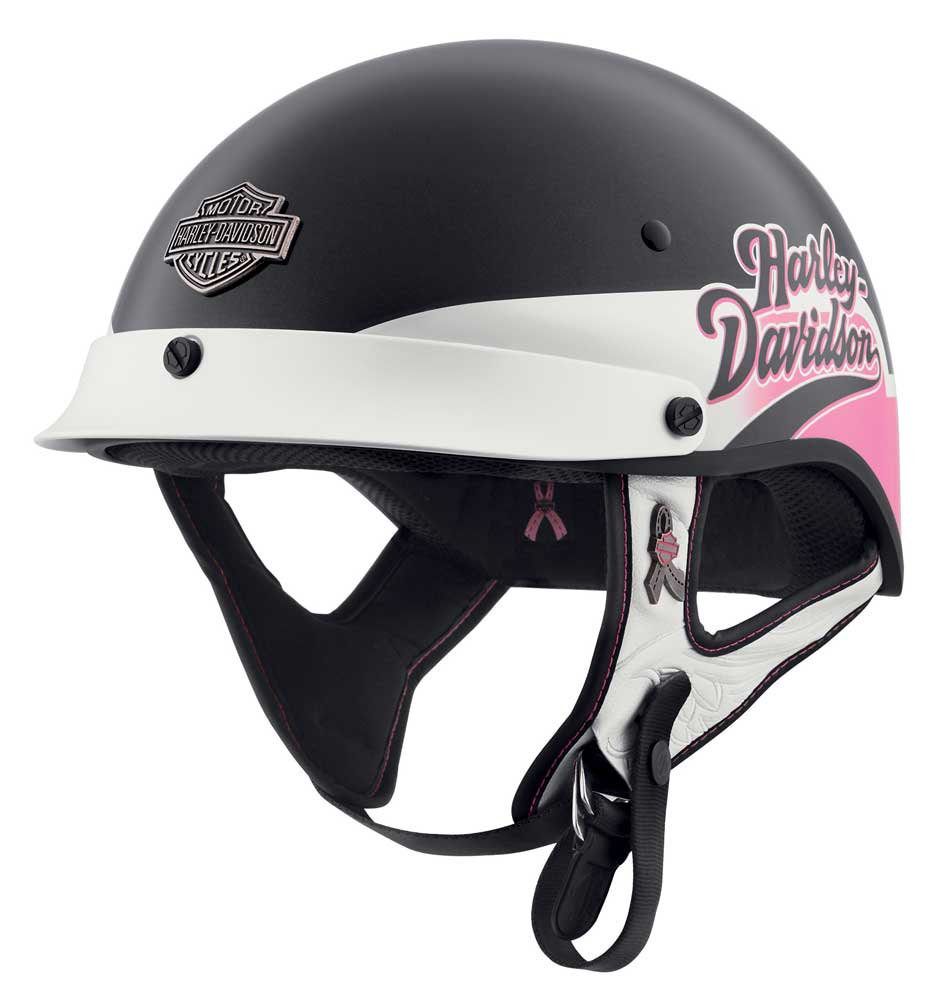 Harley-Davidson® Women's Pink Label M04 Half Helmet, Pearlized
