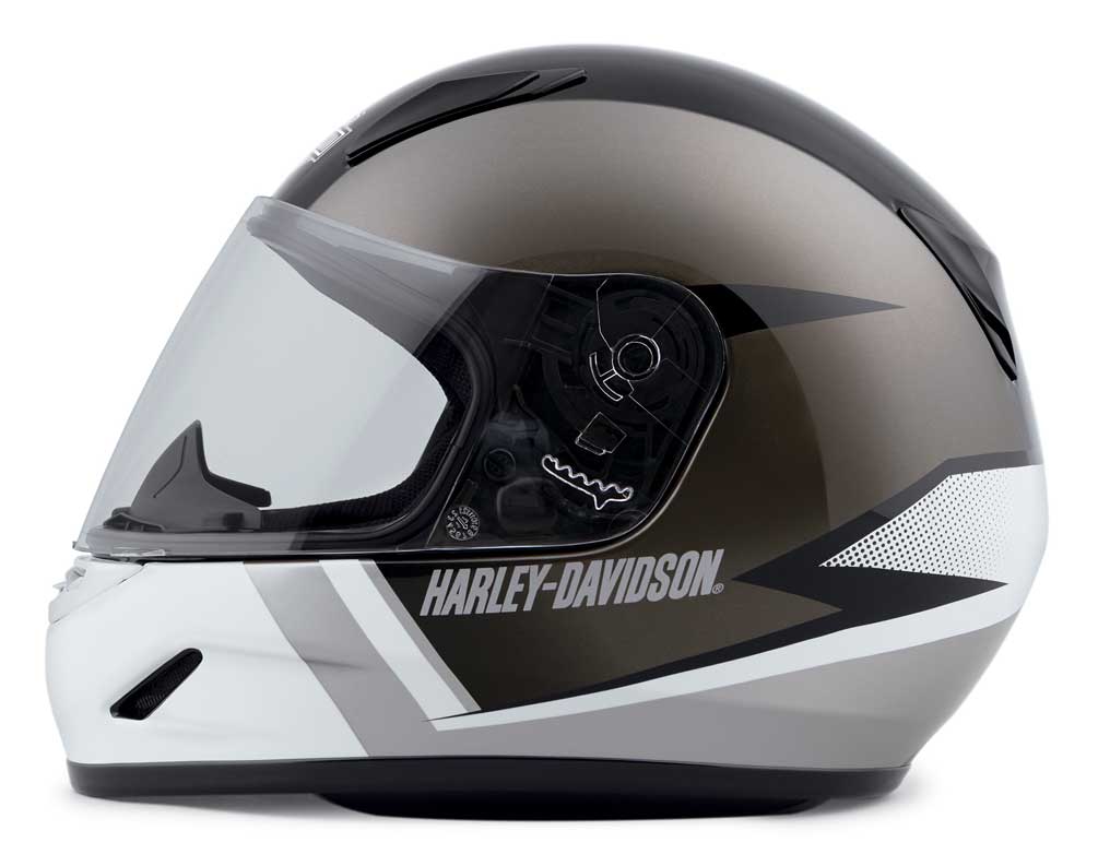 Harley-Davidson Youth Killian H30 Full-Face Kids Helmet, White 98117-20VX - No Hassle Returns at Wisconsin Harley
