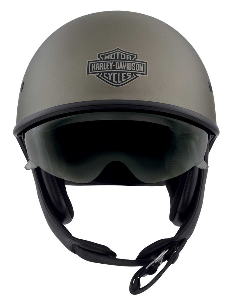 Harley-Davidson Free Shipping - Harley-Davidson Men's Curbside DLX X06 Half Helmet, Matte Titanium 98108-20VX - Free Shipping on many products plus Orders Over $99