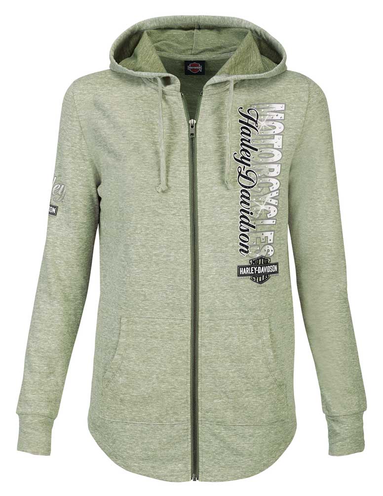 harley davidson zip up sweatshirt