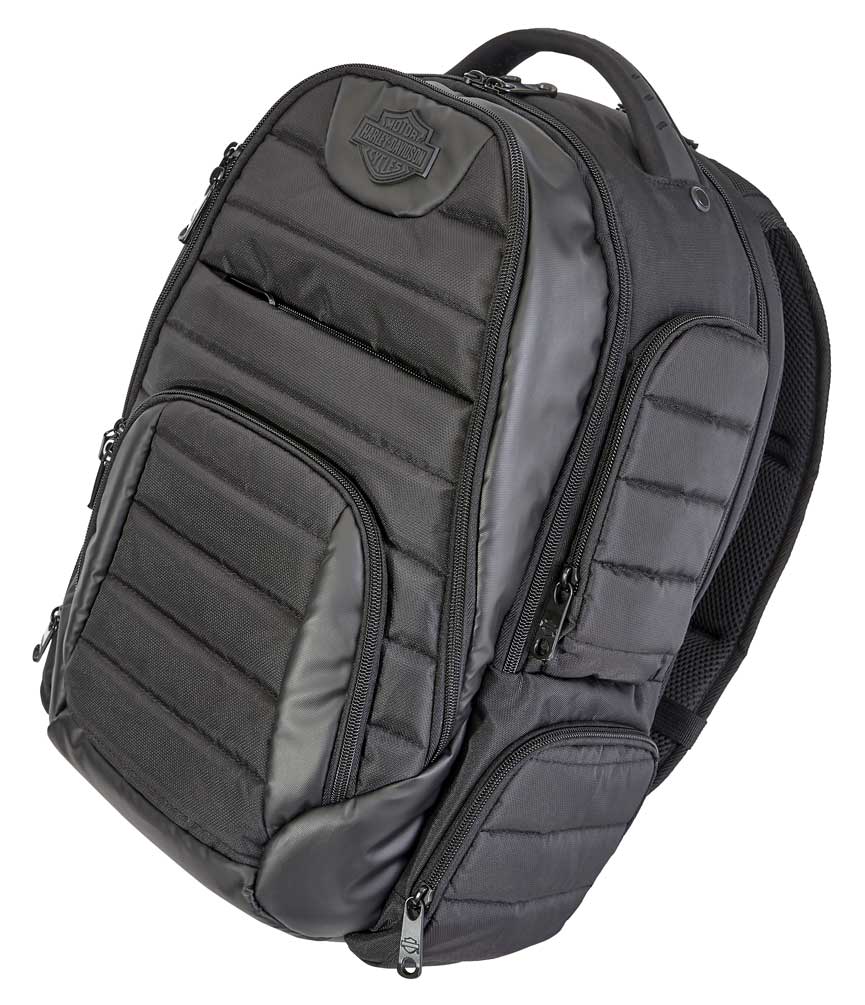 Harley-Davidson Free Shipping - Harley-Davidson Bar & Shield Quilted Backpack - Organized & Padded, Black 99319 - Free Shipping on many products plus Orders Over $99