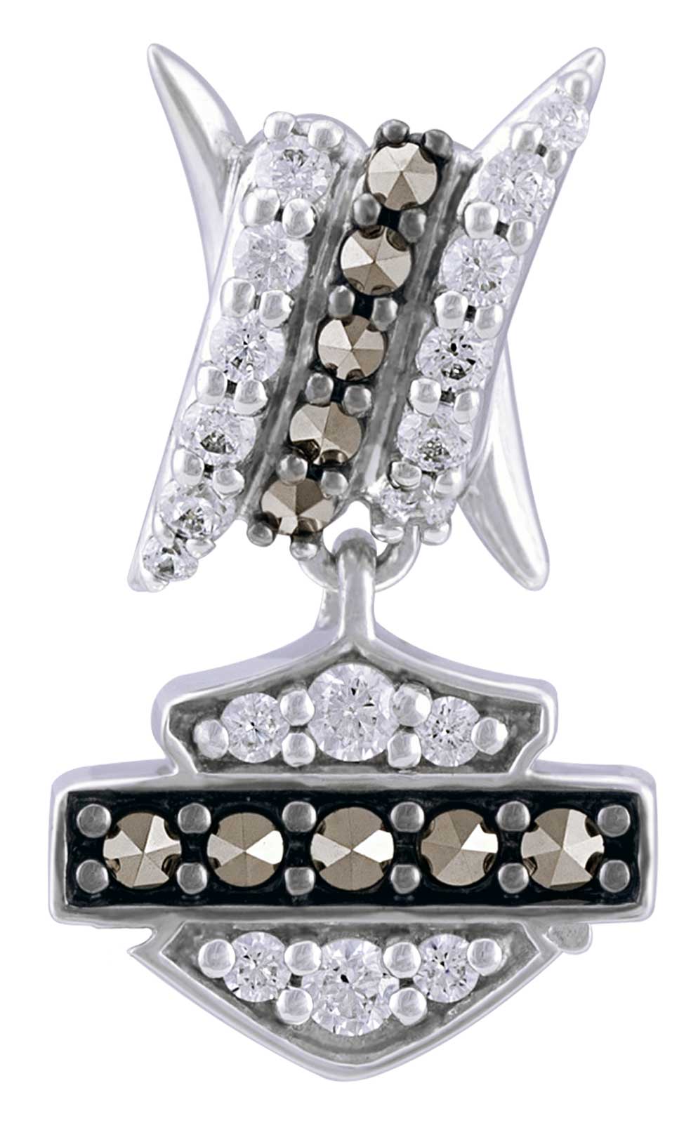 Harley-Davidson Free Shipping - Harley-Davidson Women's Bling Barb Wire Post Earrings, Sterling Silver HDE0530 - Free Shipping on many products plus Orders Over $99