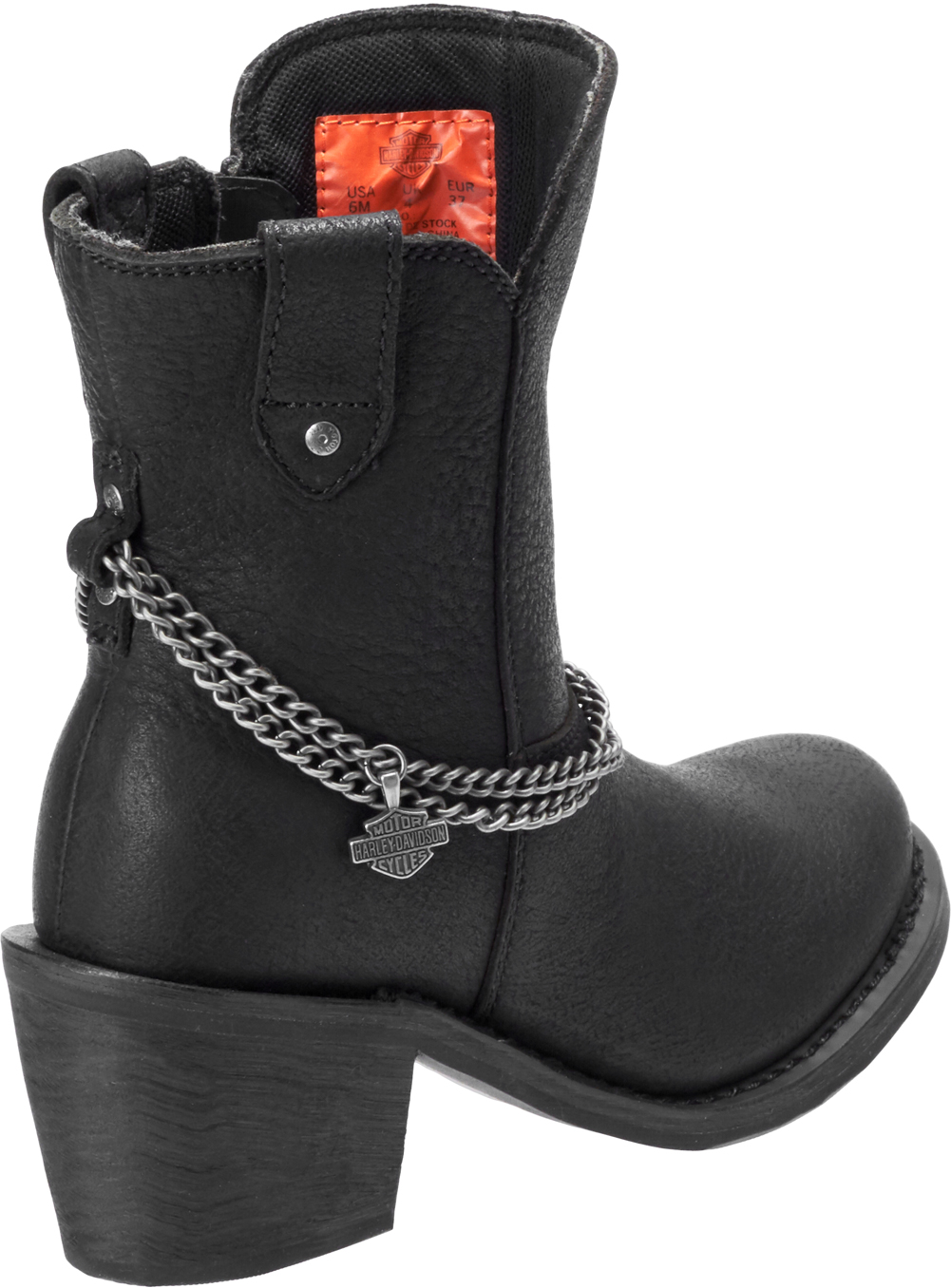 Harley-Davidson® FOOTWEAR Women's Vanette 7-Inch Black Leather