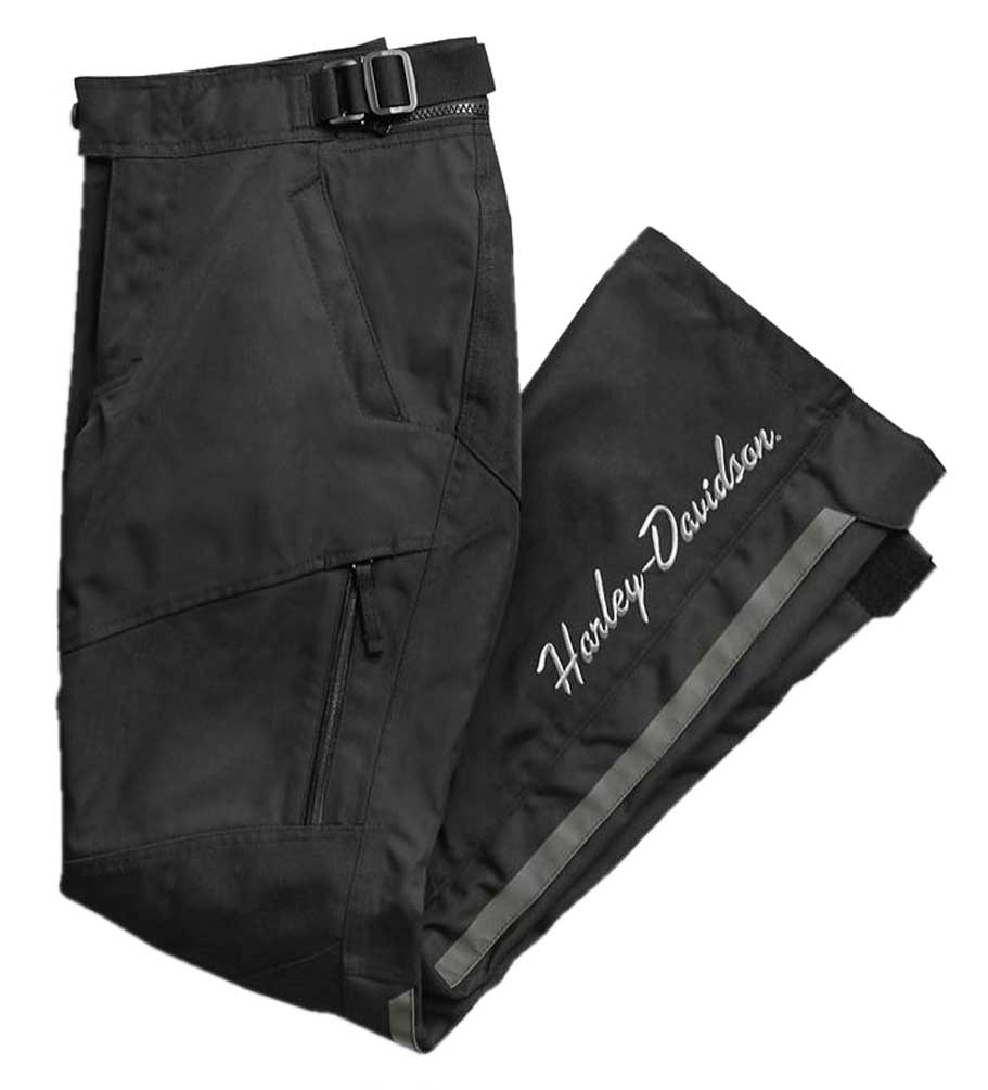 Harley-Davidson Women's Vanocker Waterproof Riding Overpant, Black 98137-20VW - No Hassle Returns at Wisconsin Harley