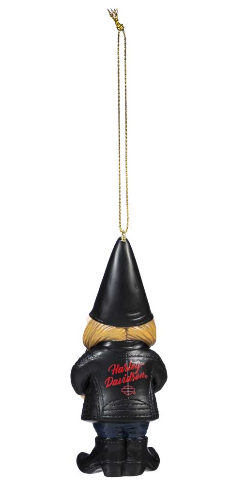 Harley-Davidson Free Shipping - Harley-Davidson Sculpted Lady Biker Gnome Hanging Ornament, Black 3OT4902GMB - Free Shipping on many products plus Orders Over $99