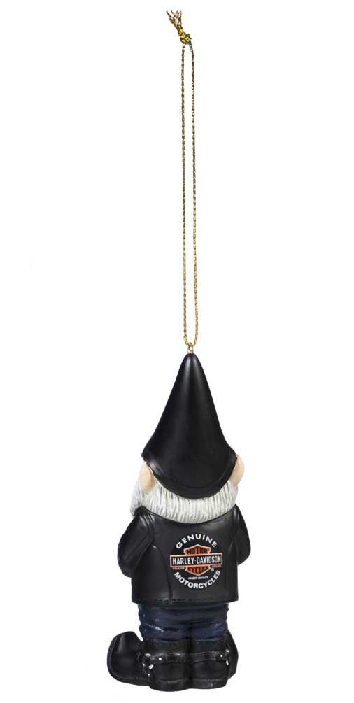 Harley-Davidson Free Shipping - Harley-Davidson Sculpted Male Biker Gnome Hanging Ornament, Black 3OT4902GM - Free Shipping on many products plus Orders Over $99