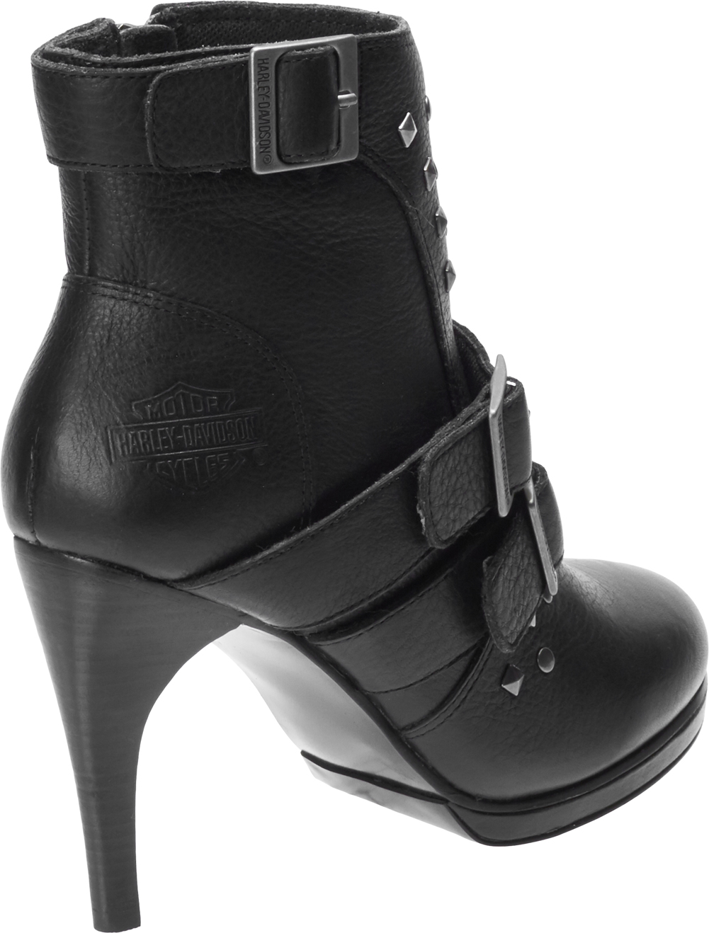 Harley-Davidson Women's Covert 4.25-Inch Fashion Hi-Heel Ankle Boots D84554 - No Hassle Returns at Wisconsin Harley