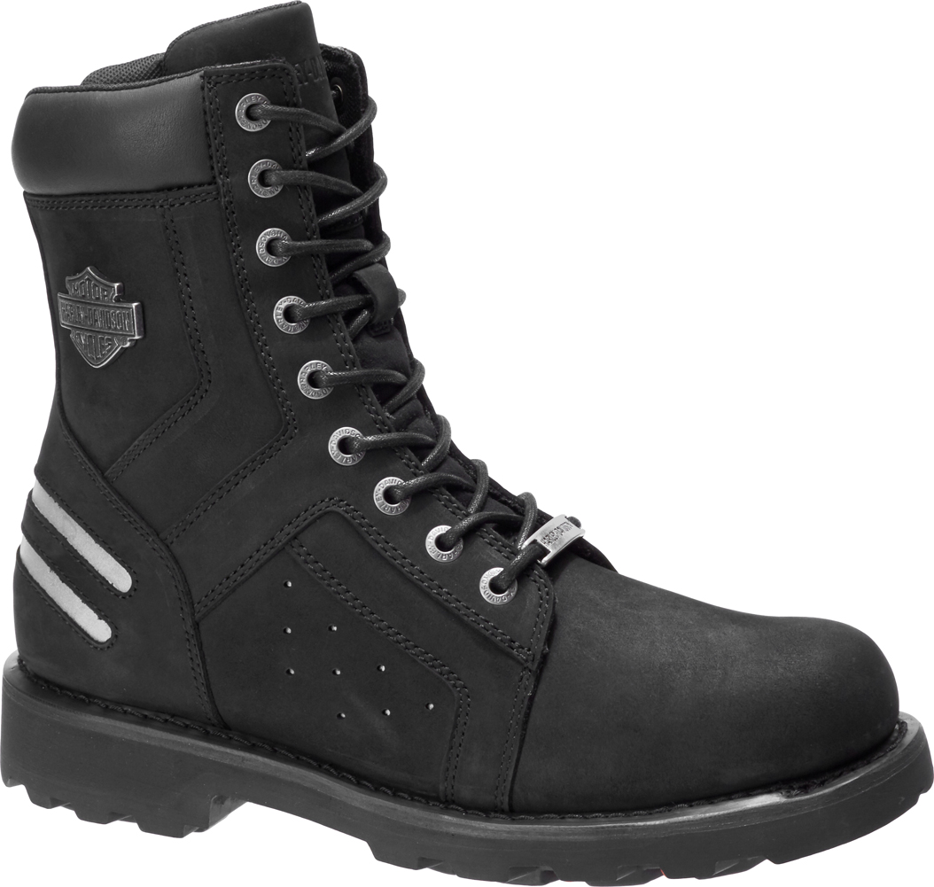 Harley-Davidson® Men's Bradford 7.75-Inch Black Leather