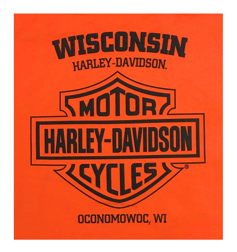 Harley-Davidson Free Shipping - Harley-Davidson Men's Authentic Moto Ride Short Sleeve T-Shirt, Safety Orange - Free Shipping on many products plus Orders Over $99