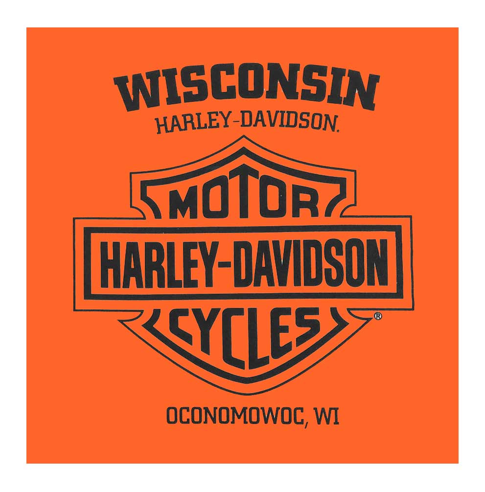 Harley-Davidson Free Shipping - Harley-Davidson Men's Agile H-D Short Sleeve Crew Neck T-Shirt, Safety Orange - Free Shipping on many products plus Orders Over $99