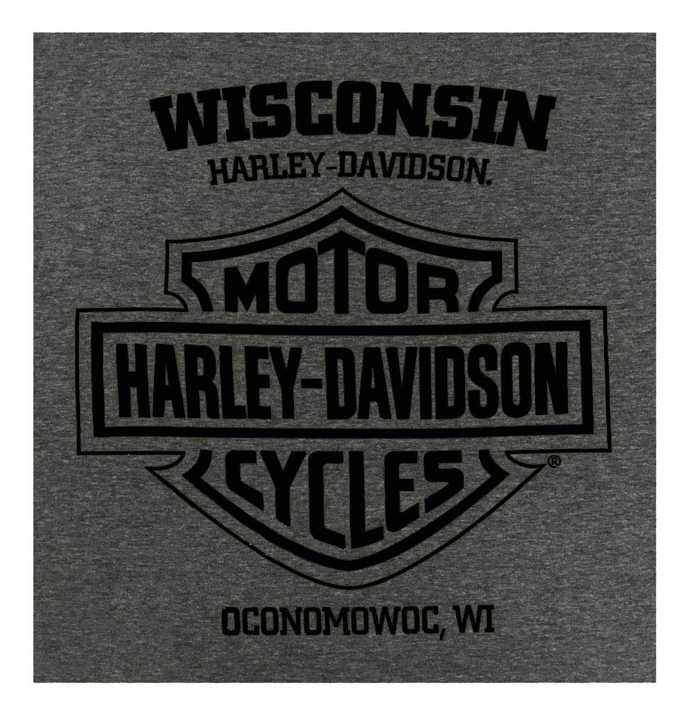 Harley-Davidson Free Shipping - Harley-Davidson Men's Vintage Bright Lights Short Sleeve T-Shirt, Charcoal Gray - Free Shipping on many products plus Orders Over $99